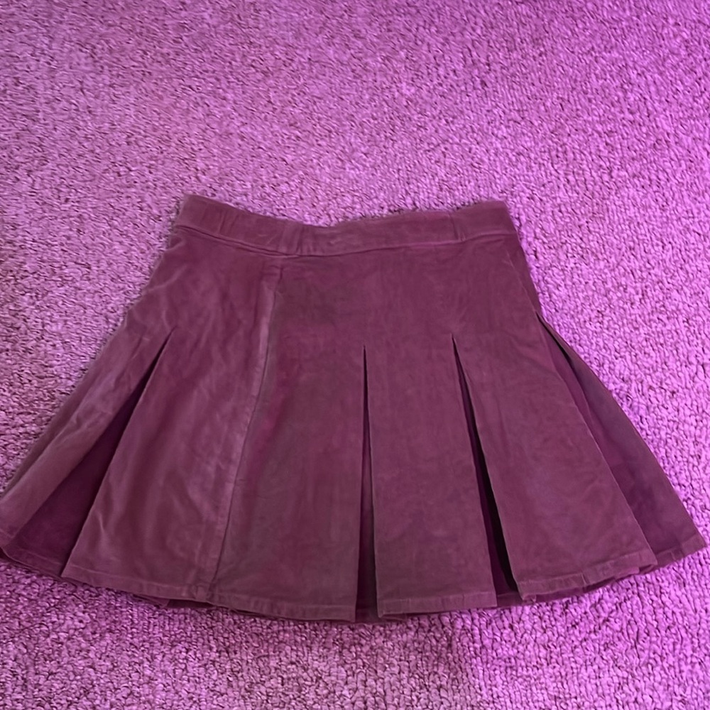 Hollister high rise courdoroy skirt